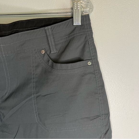 Kuhl Kliffside Air Roll-up Shorts Hiking Outdoor Gray Women's Sz 12 Style #6232 - Picture 6 of 15
